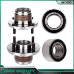 Set of 4 Wheel Hub and Bearing for Ford Focus (2001–2007)