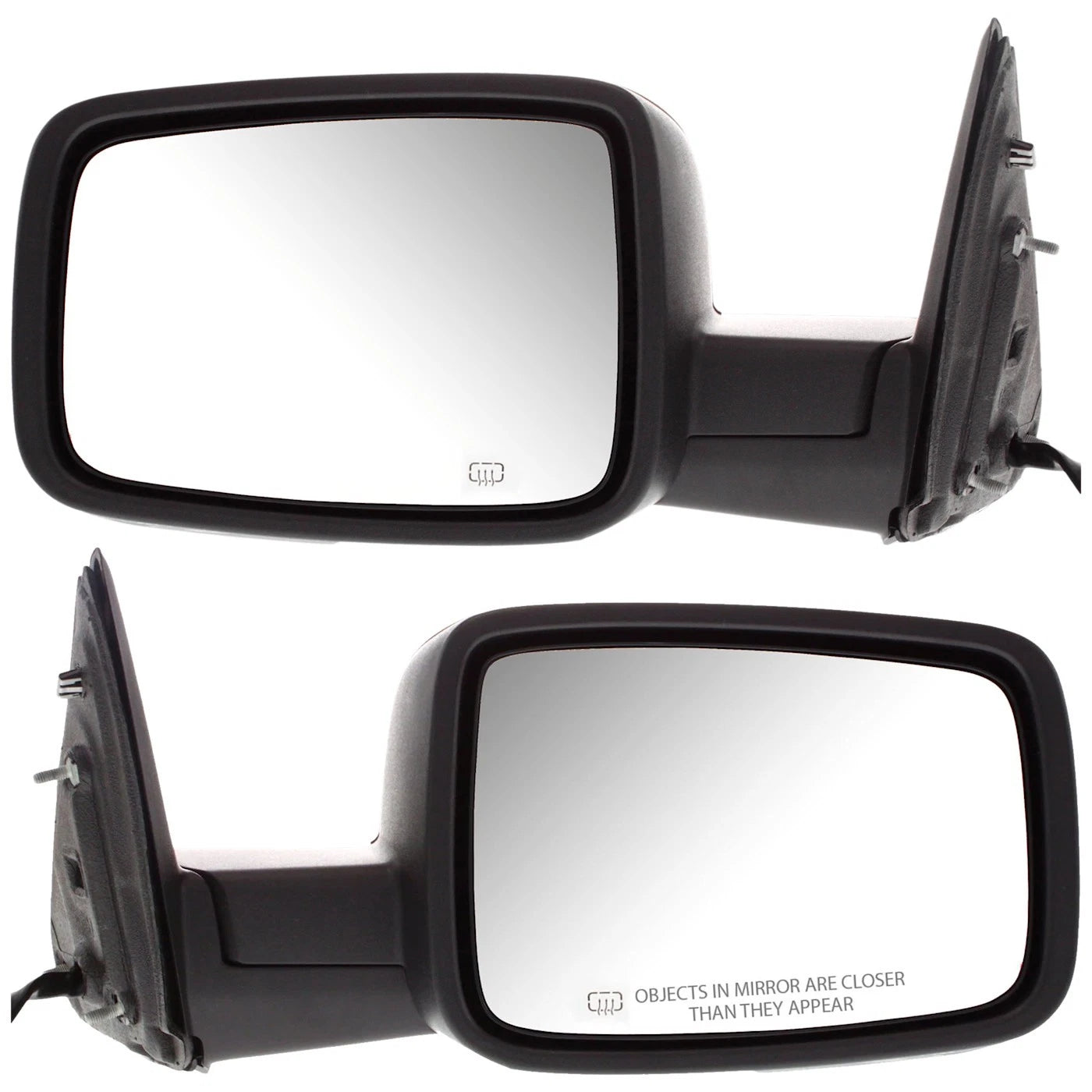 Heated Mirrors Set of 2 for Ram Truck (Driver & Passenger Side)