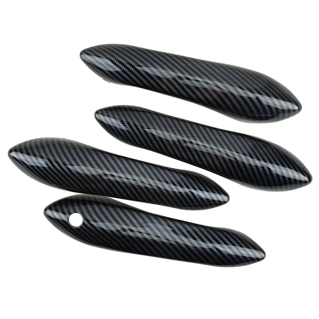 Carbon Fiber ABS Exterior Door Handle Cover Trim for BMW 5 Series (2011-2016)