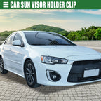 Sun Visor Holder Clip for Mitsubishi Lancer (2006–2017) No.MR654343 Gray