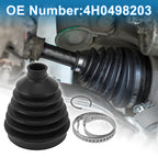 Outer CV Joint Boot Kit w/ Clamps for Audi A4, A8 (2013–2023) 4H0498203