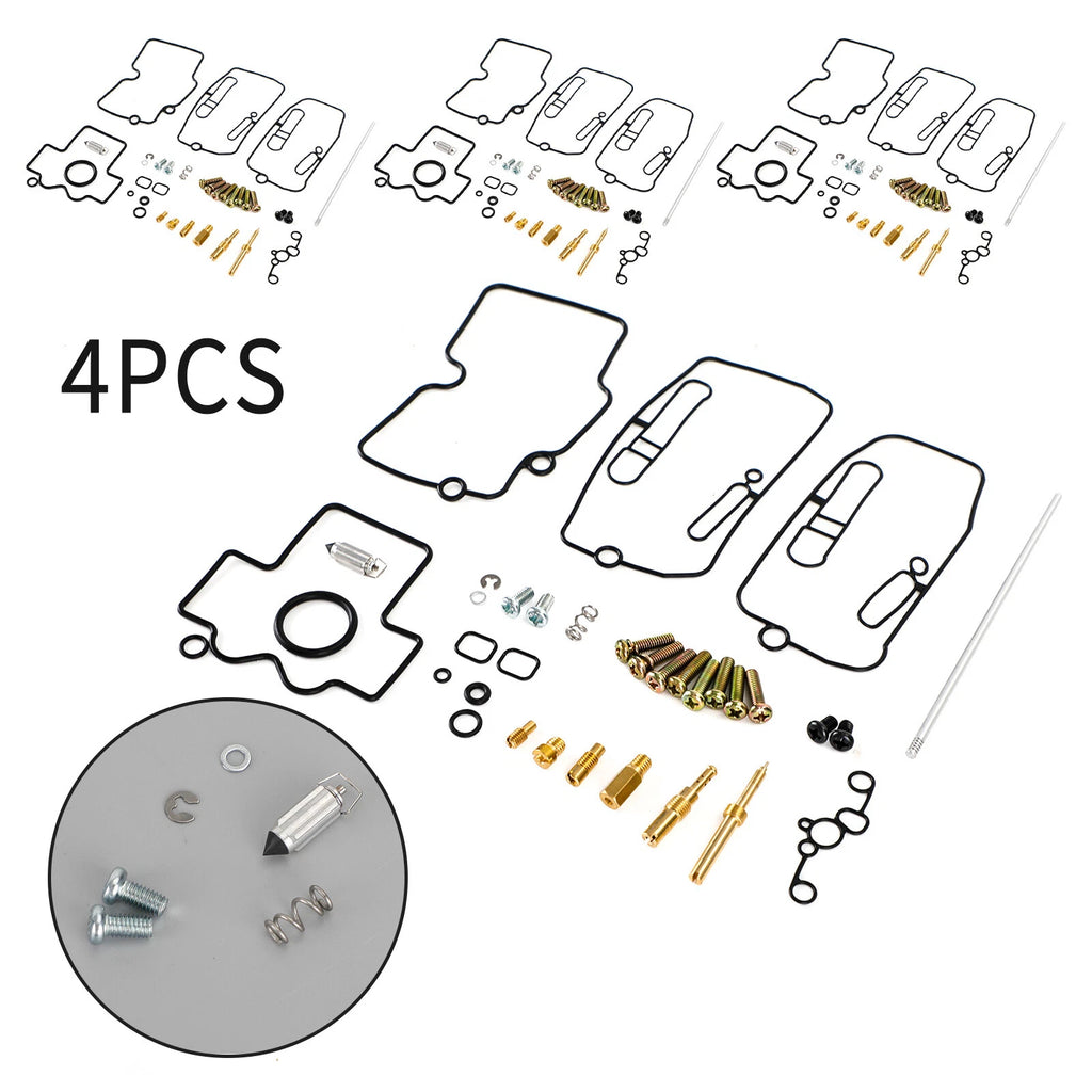 4X Carburetor Rebuild Repair Kit for Yamaha YFZ450 (2004–2009)