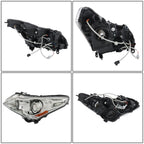 Headlight Assembly for Infiniti G37, G25 (2010–2013) Left HID