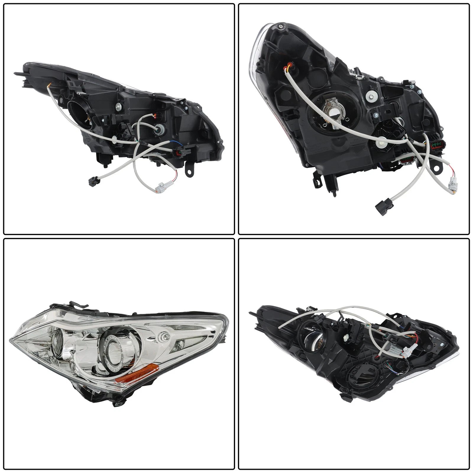 Headlight Assembly for Infiniti G37, G25 (2010–2013) Left HID