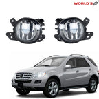 Set of 2 Clear Lens Fog Lights for Mercedes Benz (2009–2011)