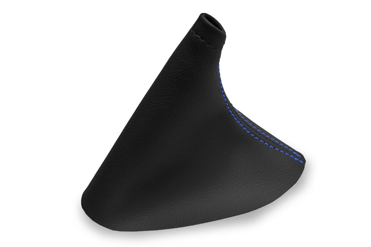 Leather Manual Shift Boot Cover for BMW E28 (1982–1988) Blue Stitch