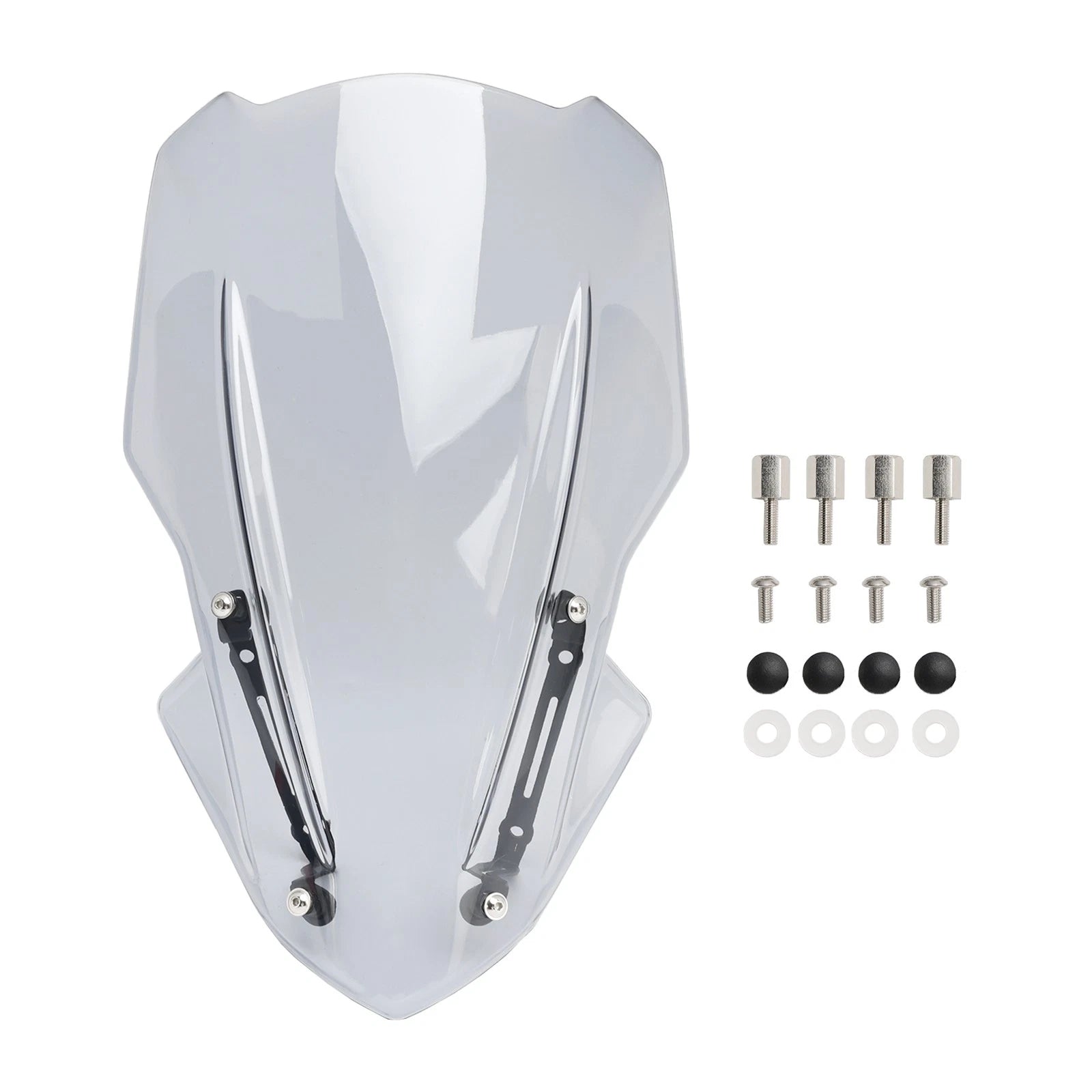 Windscreen Windshield Screen with Bracket for Kawasaki Z900 (2017–2018) Clear