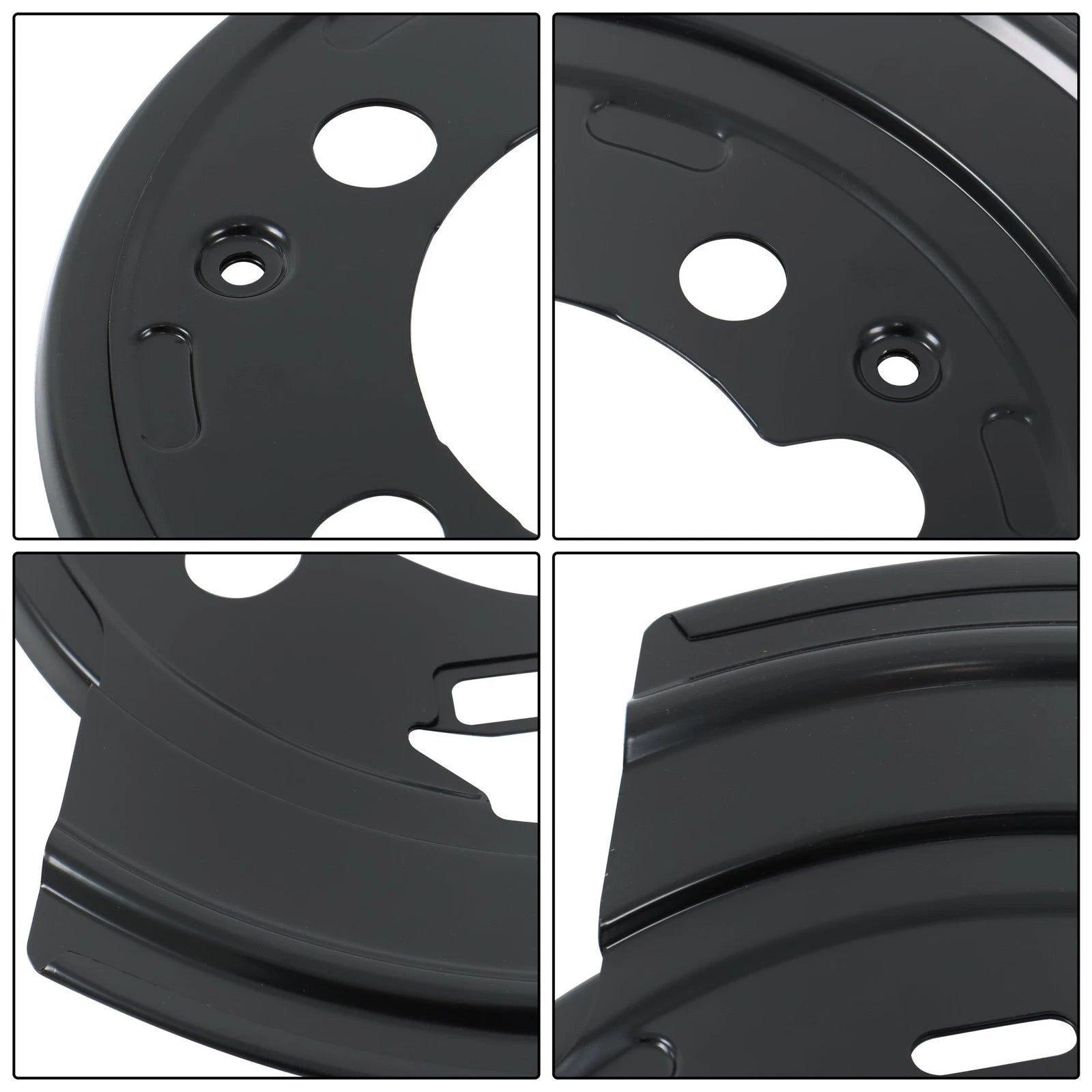 Set of 2 Rear Disc Brake Dust Shields for Hummer H2 (2003–2007)