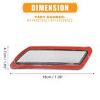 1 Pair Front Bumper Reflector 63147274521 for BMW 3-Series F30 F31 (2013–2015)