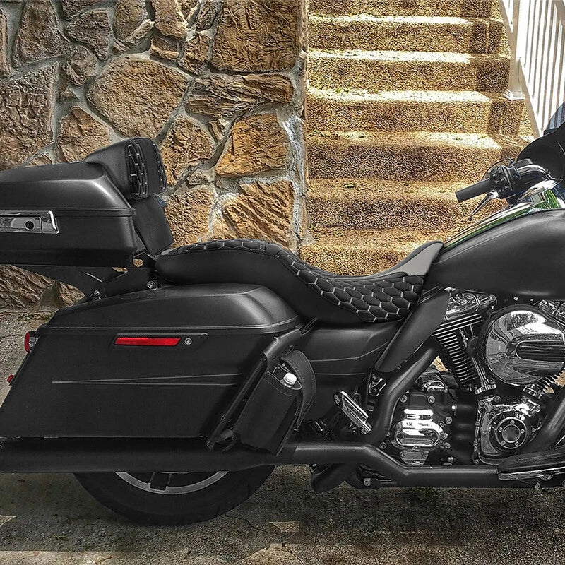 Seat Backrest Pad for Harley Street Glide (2014–2023) Black