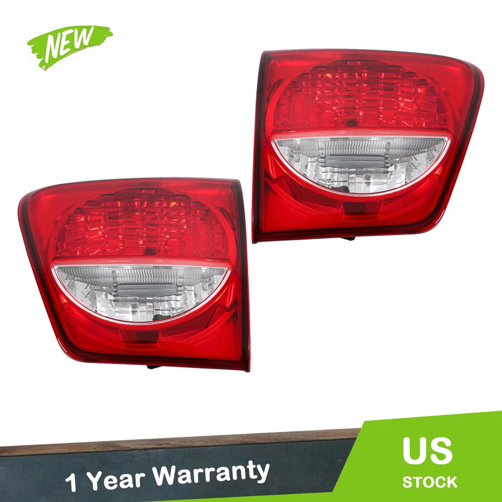 Set of 2 Halogen Red Tail Lights for Toyota Sequoia (2008–2017)