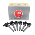 Set of 6 NGK U5060 Ignition Coils for Ford Mazda Mercury