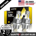 Set of 2 H4 LED Headlight Bulbs