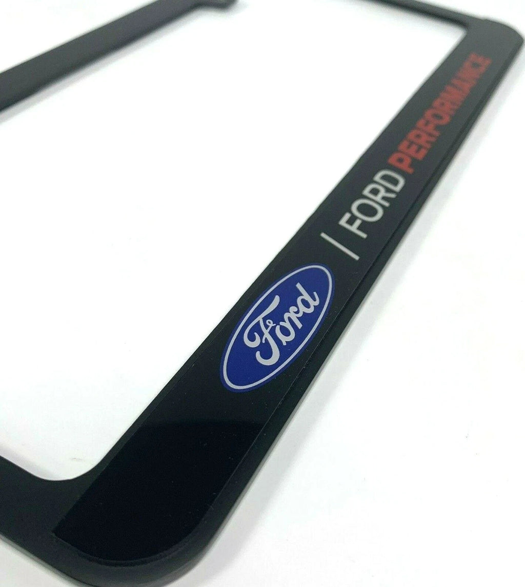 Ford Performance Premium Matte Black License Plate Frame for Ford Mustang (2015–2024)