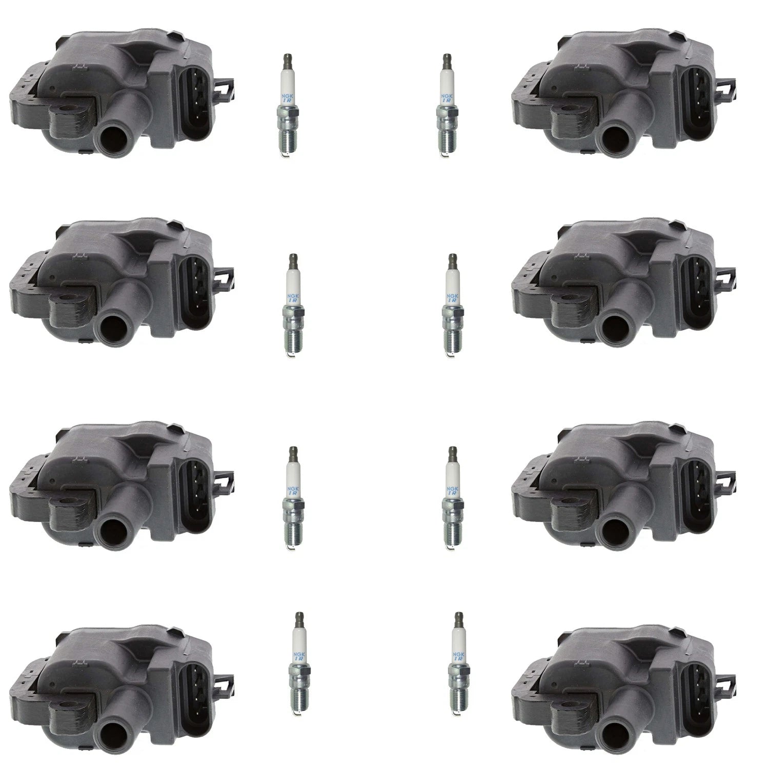 Set of 8 Ignition Coils & NGK Iridium Spark Plugs for P30 P3500
