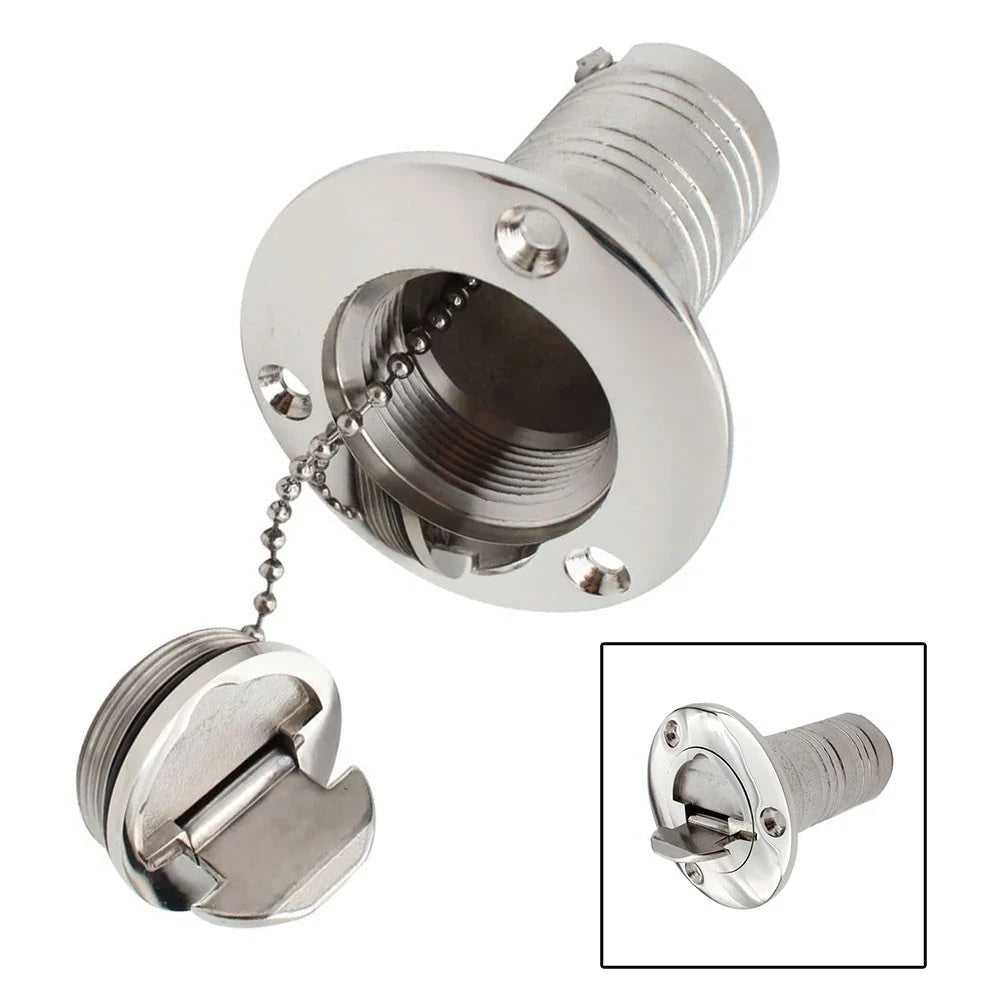 Oil Tank Cover 1-1/2 OD 316 SS with Mounting Bracket for Universal