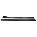 Universal Car Side Skirt Extension Rocker Panel Splitters Lip 78.7" Black