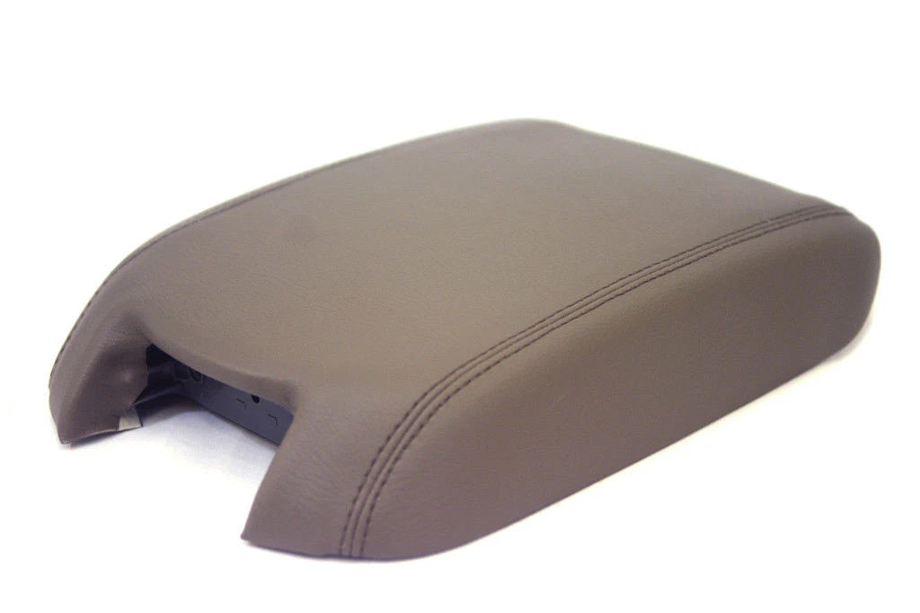 Leather Synthetic Console Armrest Cover for Ford Taurus (2010–2019) Dark Beige