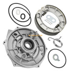 Rear Brake Panel Plate Kit & Brake Shoes for Honda Rancher 420 TRX420 (2014–2024)