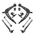 Front Control Arms w/ Ball Joints Tie Rods Retainer Kit for BMW E46 325xi 330xi (1999–2006)