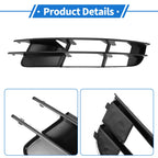 1pc Front Left Fog Light Grill for Audi Q7 (2007–2009) No. 4L0807681 ABS Black
