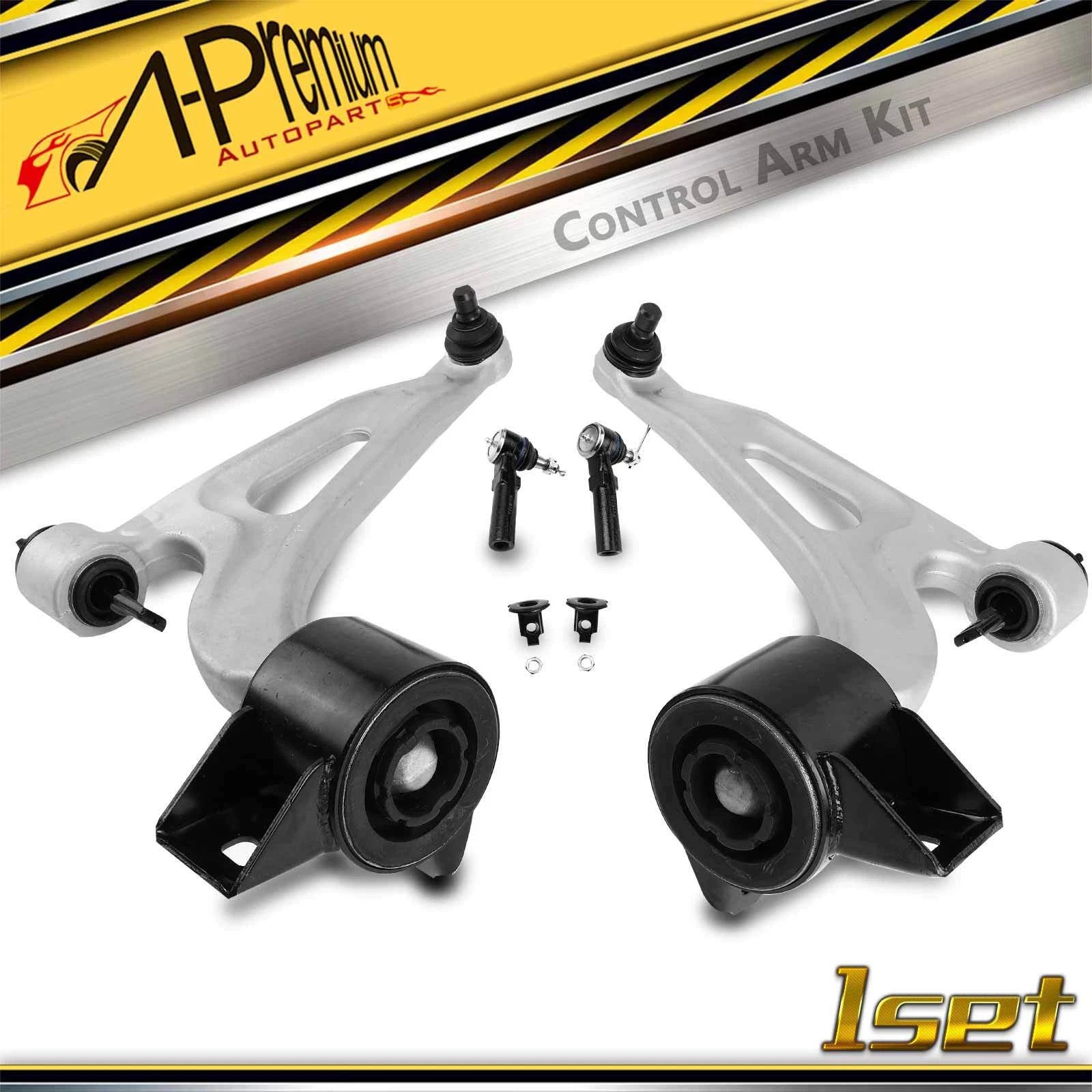 Set of 4 Control Arm Ball Joint Assembly Tie Rod for Ford Mercury 