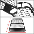 49" x 36" Mild Steel Roof Rack Cargo Carrier with Wind Fairing/Deflector