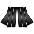6pc Carbon Fiber Pillar Post Covers for 2017-2022 Honda CR-V - SRC0553