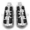Pirate Skull Footpegs for Harley Softail Fat Boy FLFB, Fat Bob FXFB (2018–2023)