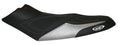 Hydro-Turf Seat Cover for Sea-Doo RXP (2004–2009) Black Suede/Black Vinyl/Silver CF