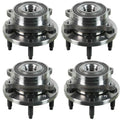 Moog Front Rear Wheel Bearing Hub Assemblies Kit for Ford Flex Lincoln MKT (2009–2019)