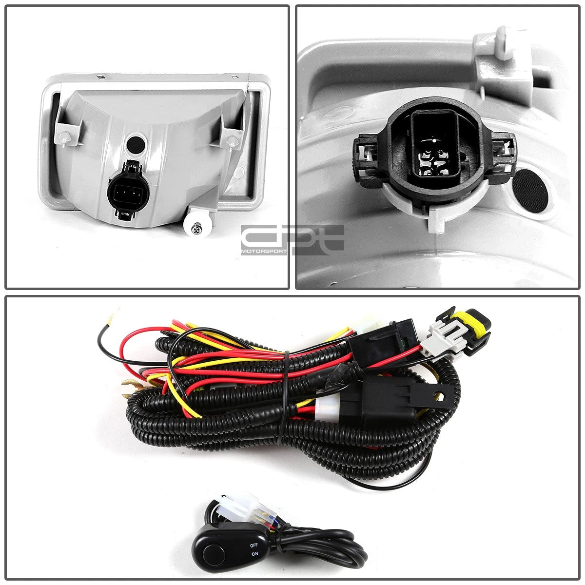 Smoked Lens Fog Lights with Switch for Silverado Tahoe Suburban (2007–2015)