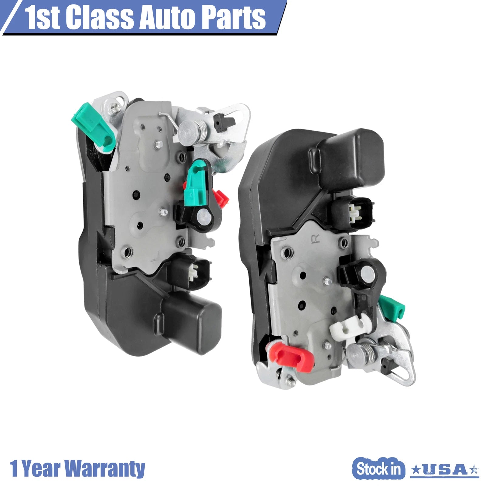2X Rear Door Lock Actuator Motors for Dodge (2003–2008) 931-645 931-644