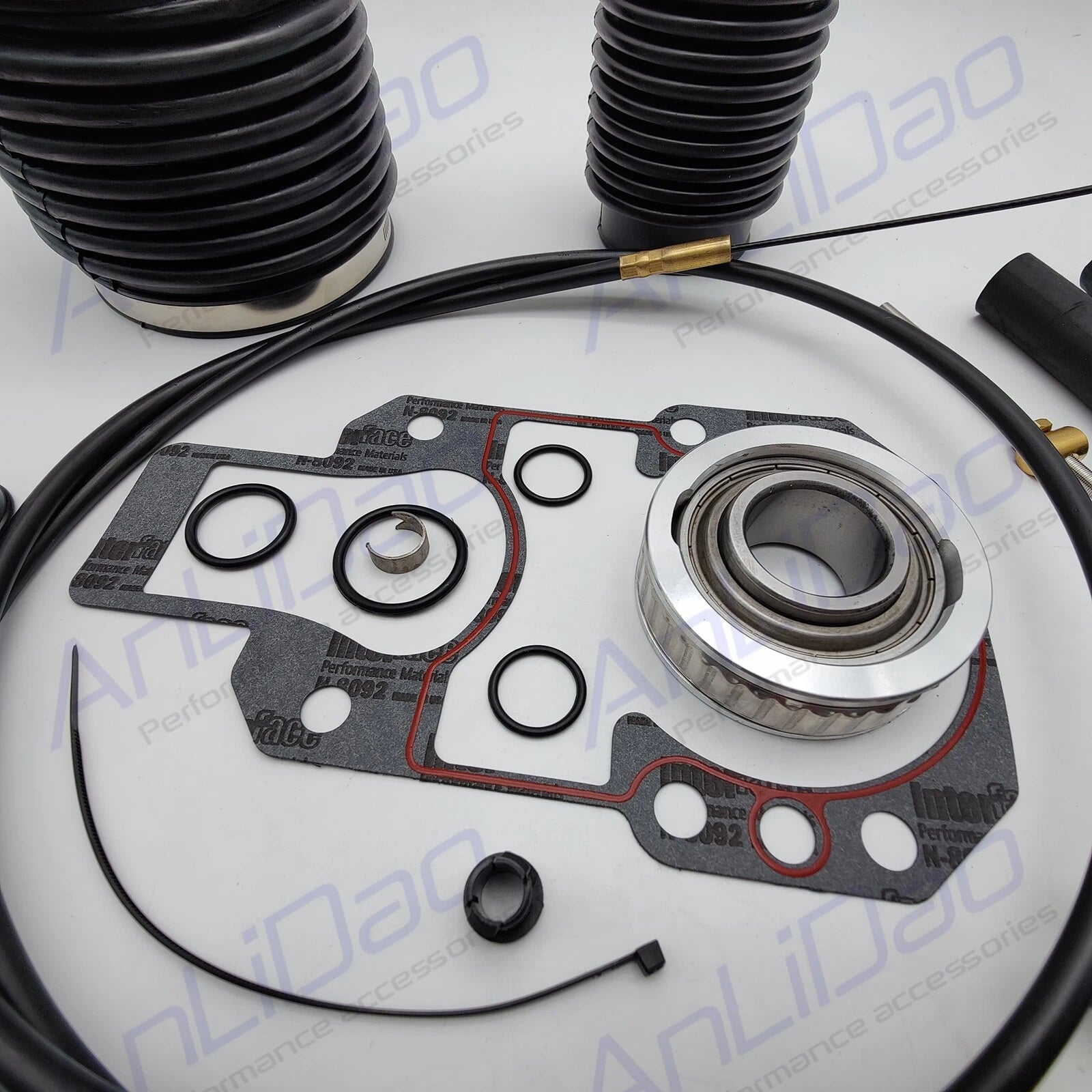 Transom Seal Bellow Kit with Lower Shift Cable for Mercruiser Alpha (30-803097T1)