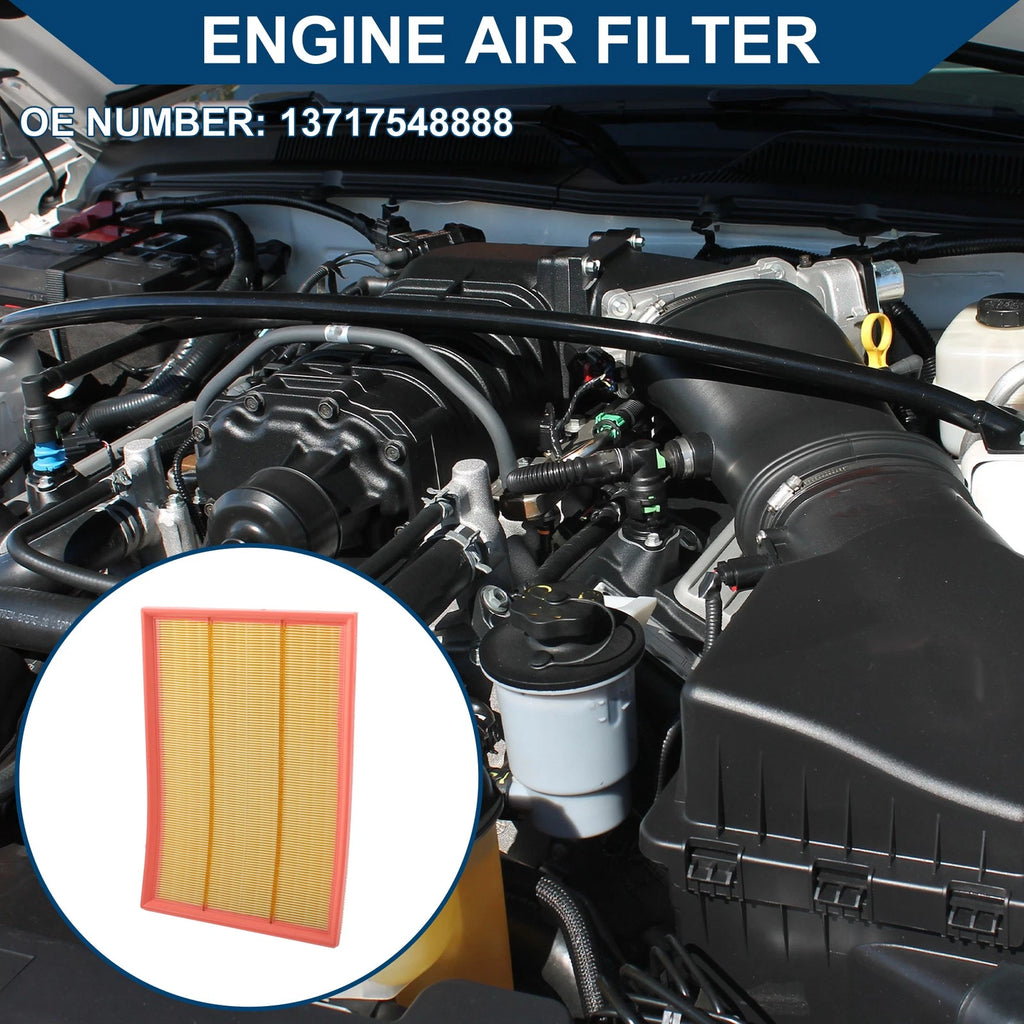 Car Engine Air Filter No. 13717548888 for BMW X5 3.0si (2007–2008)