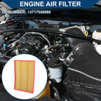Car Engine Air Filter No. 13717548888 for BMW X5 3.0si (2007–2008)