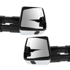Chrome Power Heated Tow Mirrors with Dynamic Signal Light for Toyota Tundra (2007–2017)