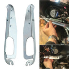Inner Fairing Support Bracket for Harley FLHX (1996–2013) Silver Plated