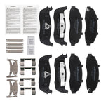 Set of 4 Brake Pads for Ford F-150 (1999–2004) Lincoln Blackwood (2002)
