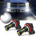 6000K White LED Fog Light Bulbs for Dodge Challenger 2015–2020 and Dart 2013–2016