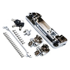 Chrome Trunk Latches & Key Hinges for Harley Street Glide (2014 - 2024)