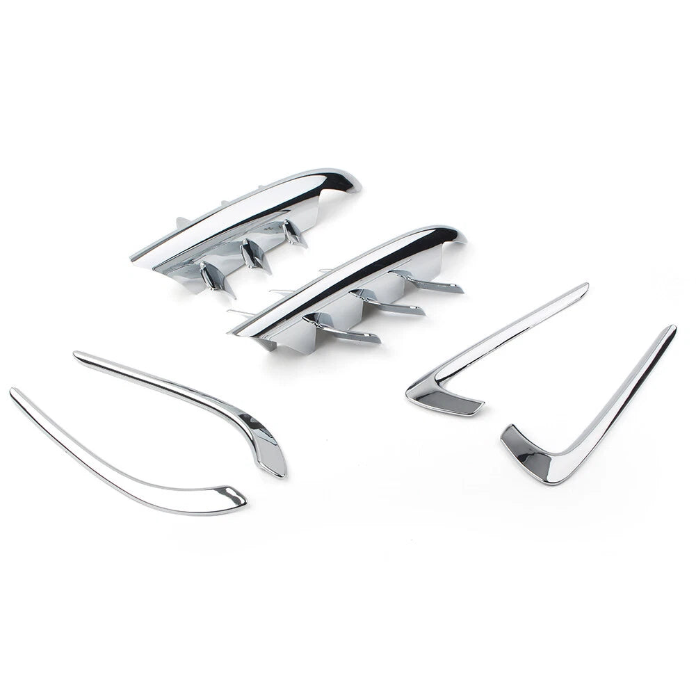 Set of 2 Chrome Fairing Premier Shark Gills for Honda Goldwing GL1800 (2001–2011)