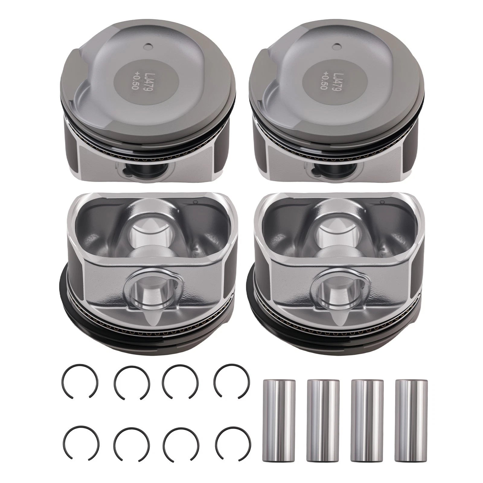Oversize Pistons & Rings for Toyota Corolla Matrix 1.8L DOHC (2003–2008) 1ZZ-FE 13101-0D040