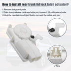 Tailgate Liftgate Door Lock Actuator for Honda Fit (2007–2008) No. 74896SAA003