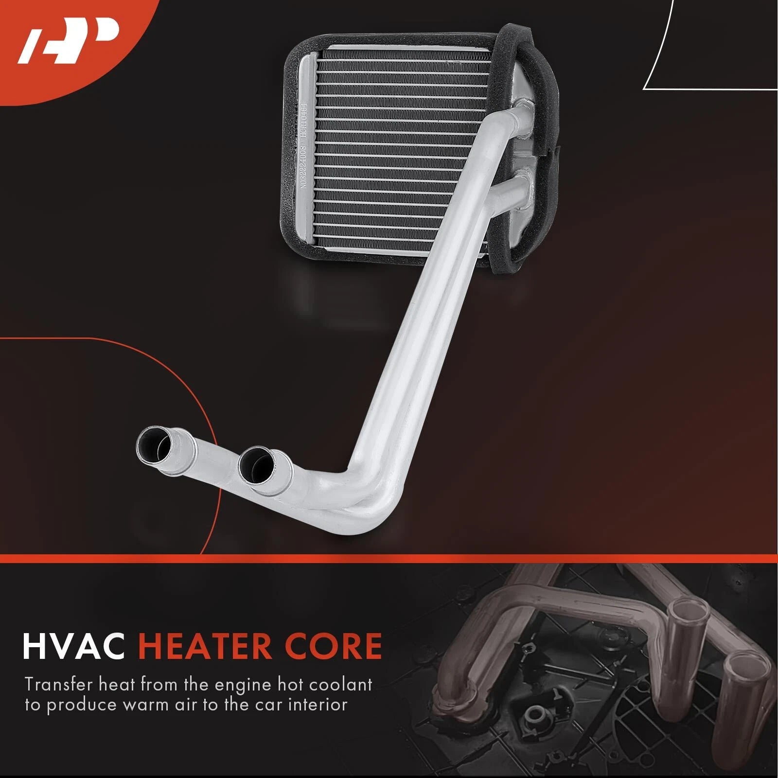 Rear HVAC Heater Core for Chevy Tahoe Cadillac Escalade GMC (2000–2006)