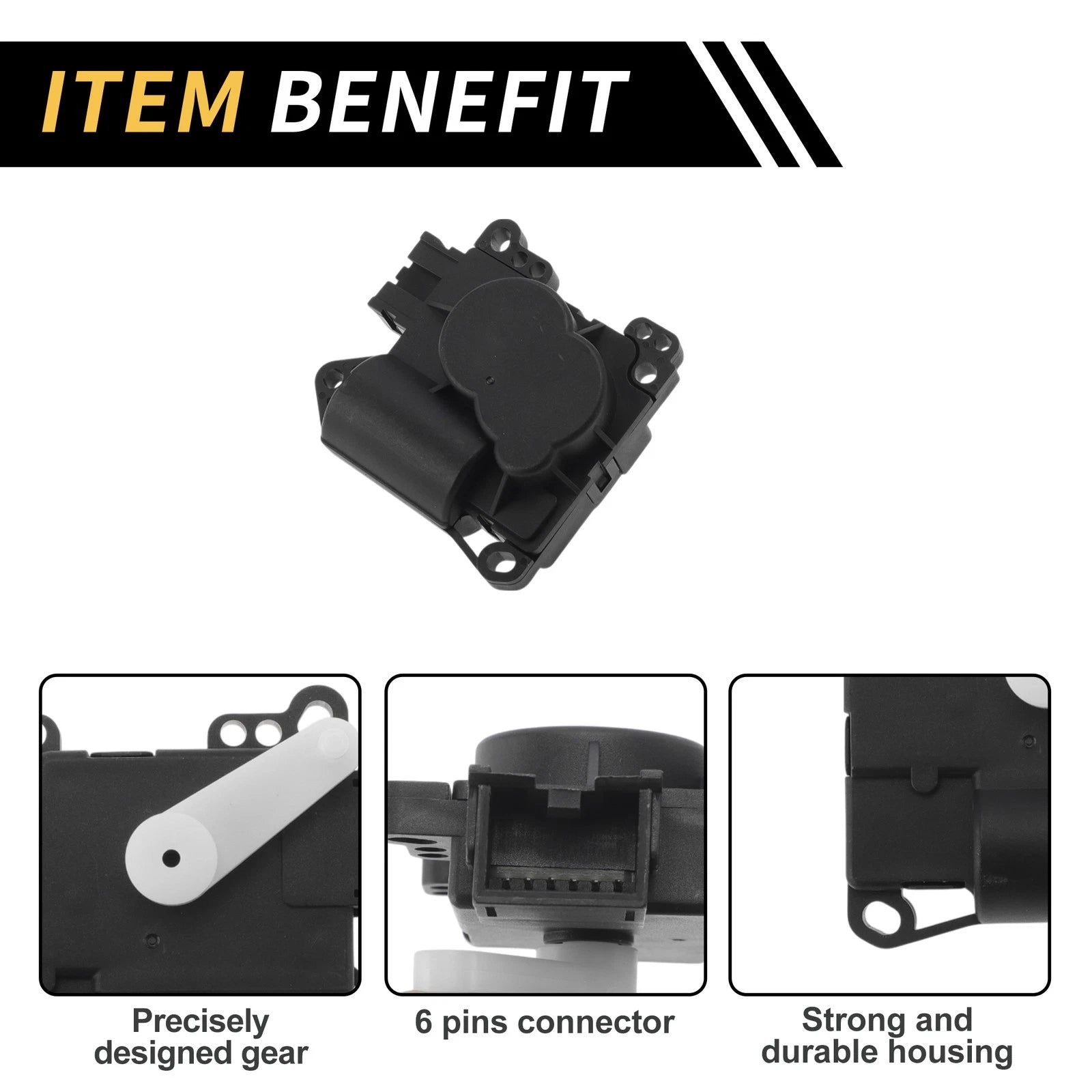 HVAC Heater Blend Door Actuator for Ford Thunderbird (2005) No.XW4Z19E616BA