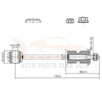 10PCS Sway Bars Upper Control Arms for Mercury Cougar