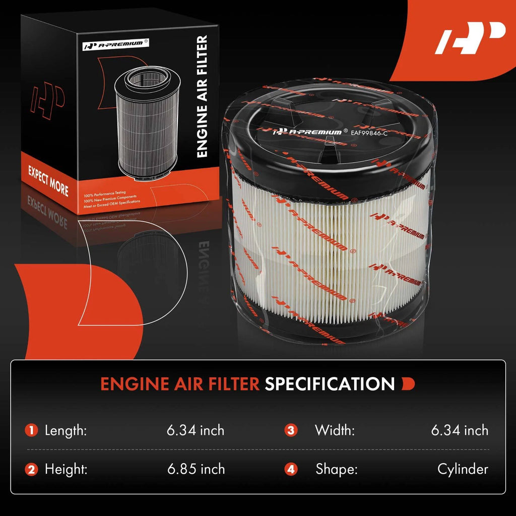 2X Engine Air Filter for Ford Ranger Bronco (2021-2024)