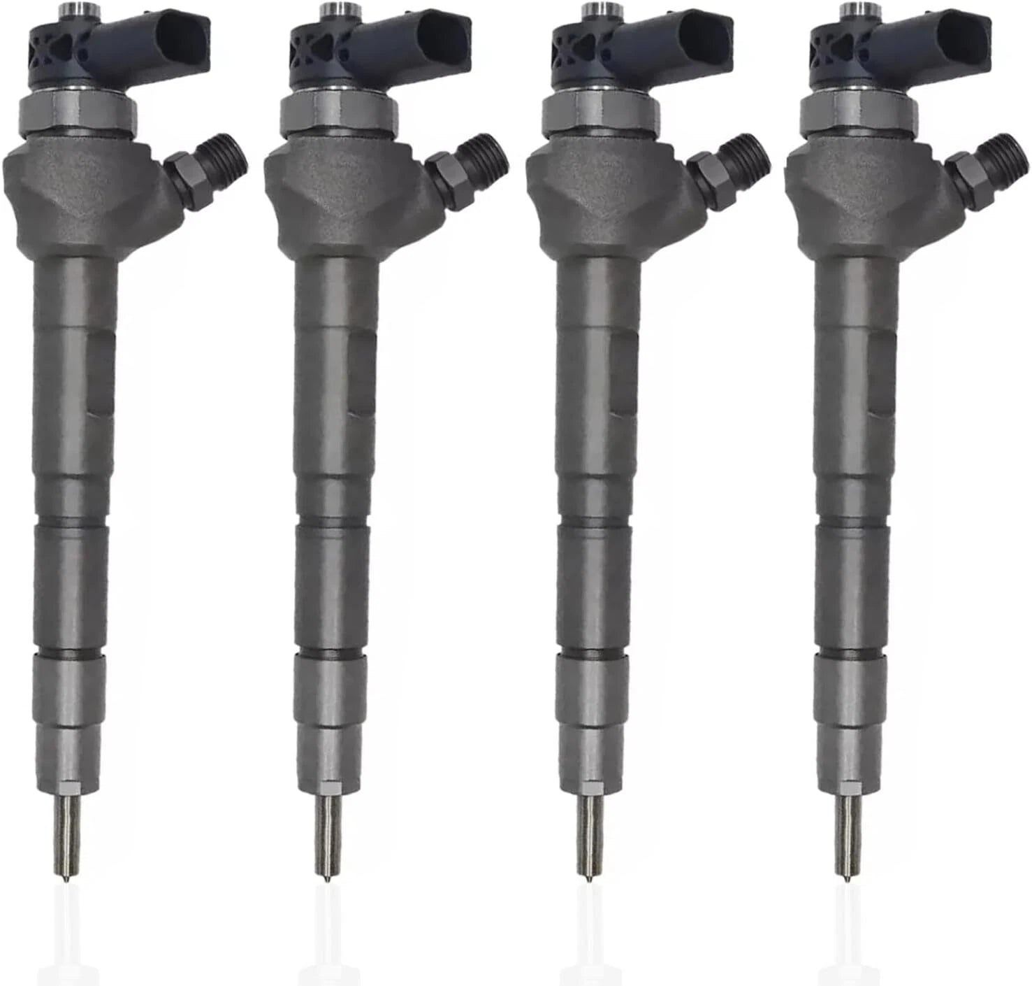 4X Common Rail Injector 0445110369 0445110647 for VW Audi 2.0 TDI (2009–2015)