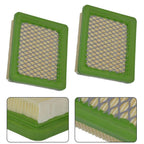 2X Air Filter for Brast 18224 ESTART Lawn Mower (116mm x 100mm x 23mm)